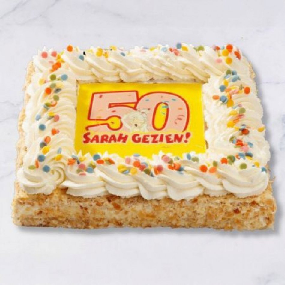 Sarah slagroomtaart 10 personen