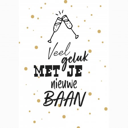 Collega Veel Geluk Toast