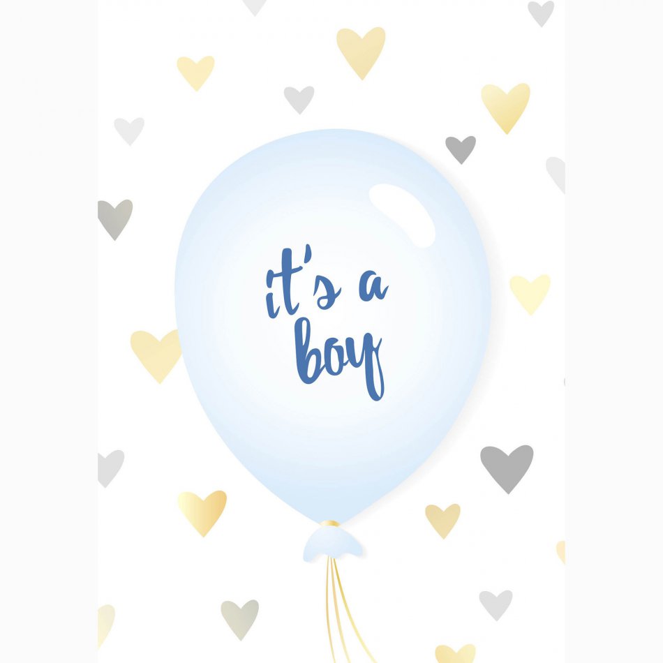 Geboorte Its a boy balloon