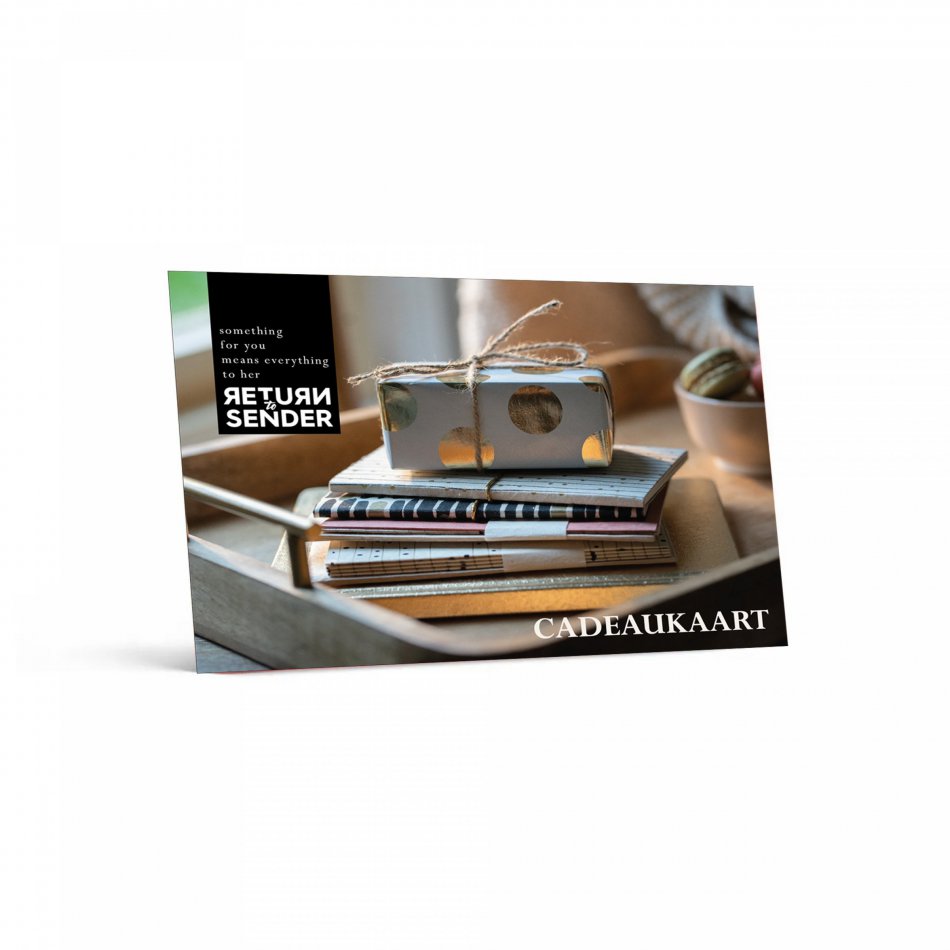 Return 2 Sender Giftcard 50 euro