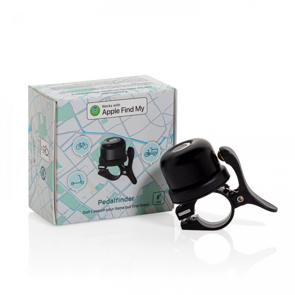 Pedalfinder fietsbel met wereldwijd lokaliseren