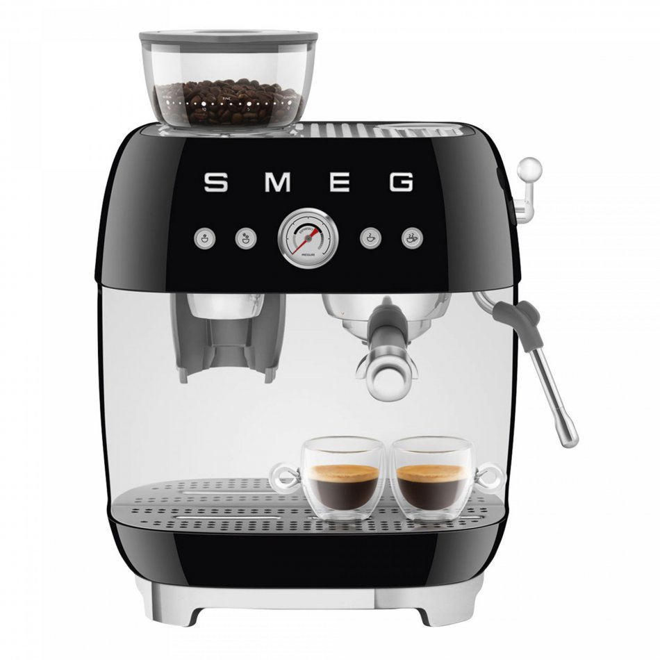 Espressomachine Met Bonenmaler Zwart