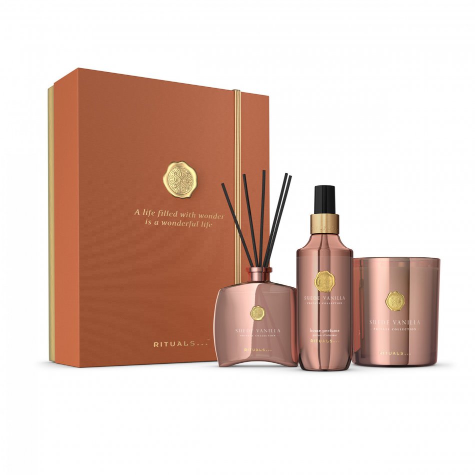 Private Collection Suede Vanilla - Gift Set