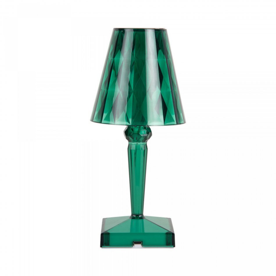 Table lamp Gem LED dark green